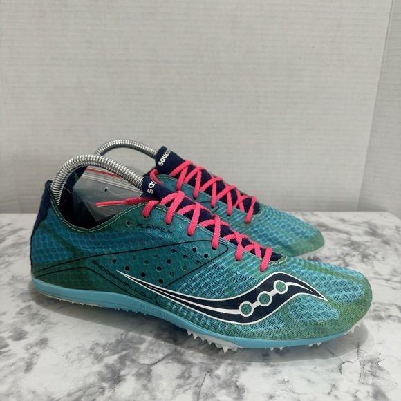 Saucony Women Endorphin LD4 Running Track Distance Racing Spike Shoes, Size 10 - Picture 1 of 11